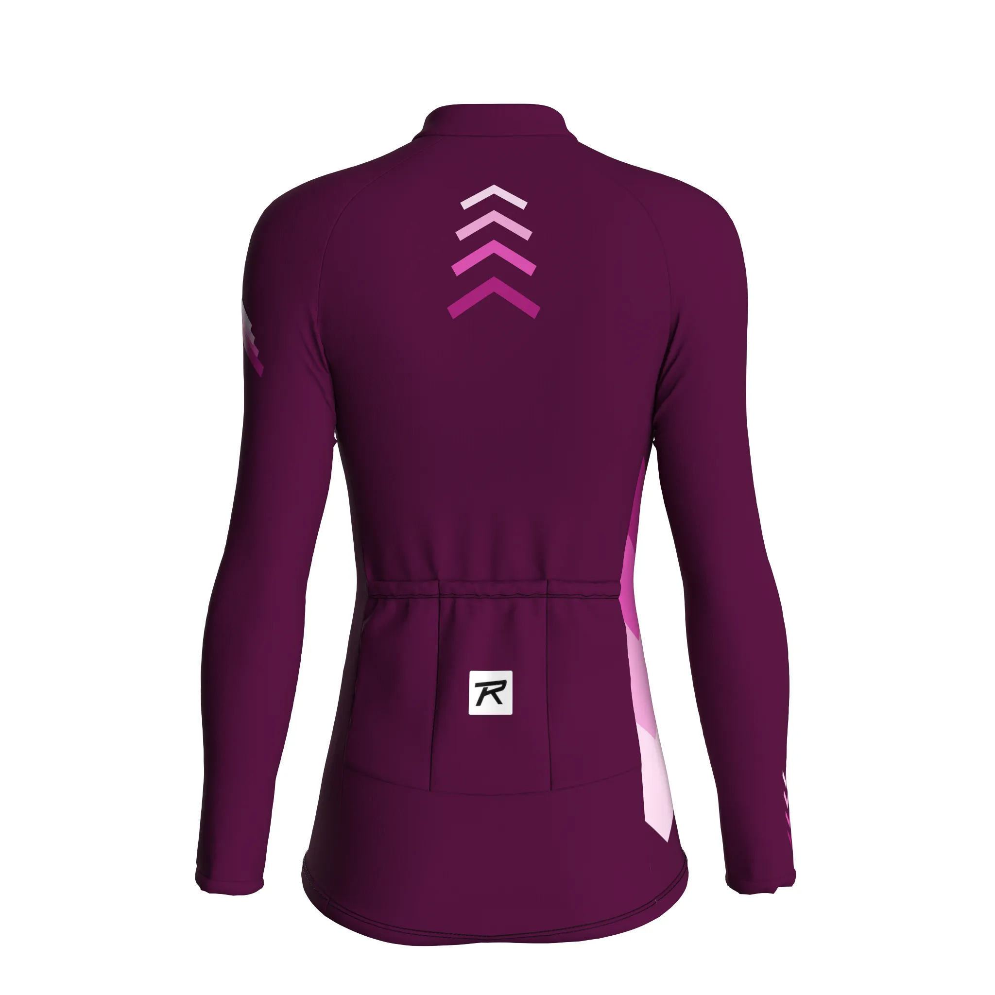 Digital Echo | Aubergine Female Long Sleeves Jersey