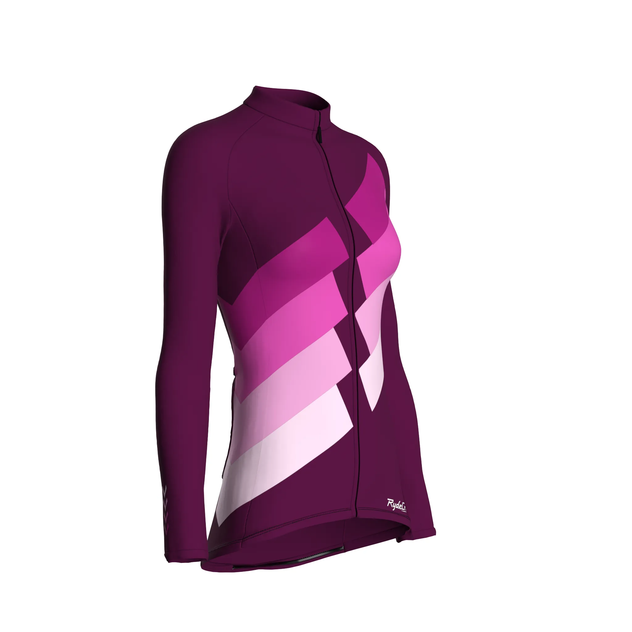Digital Echo | Aubergine Female Long Sleeves Jersey