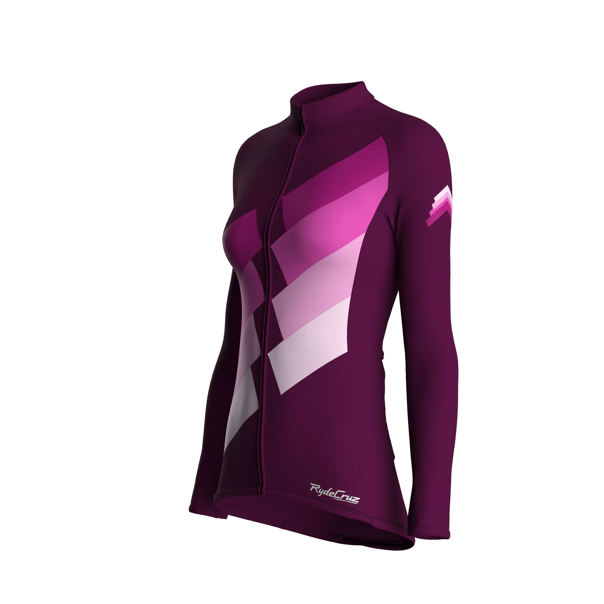 Digital Echo | Aubergine Female Long Sleeves Jersey