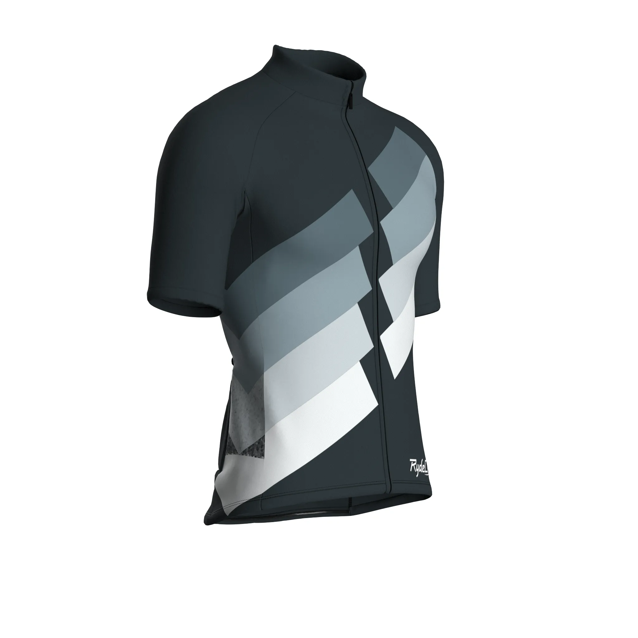 Digital Echo | Gunmetal Gray Male Short Sleeves Jersey
