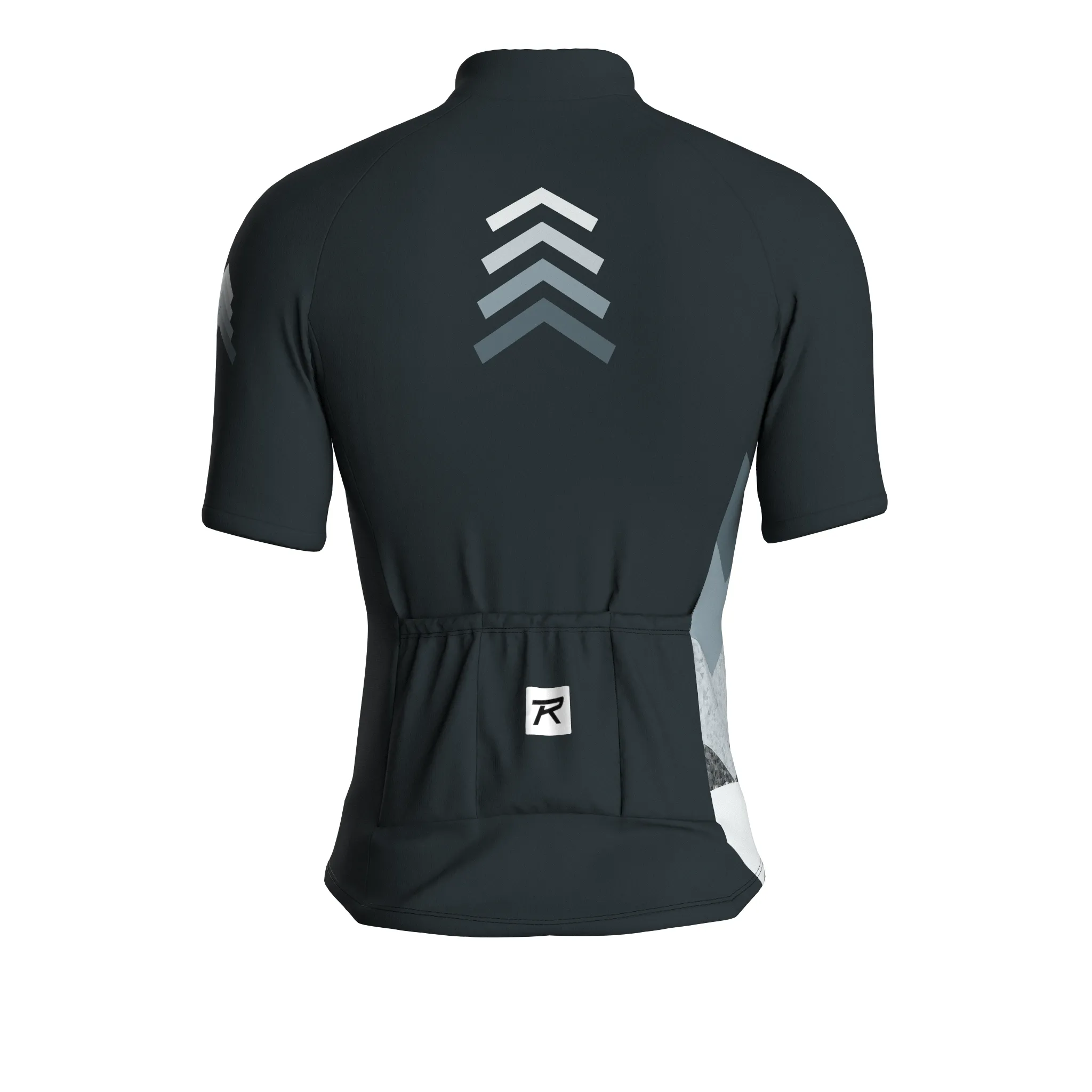 Digital Echo | Gunmetal Gray Male Short Sleeves Jersey