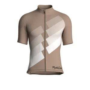 Digital Echo | Warm Taupe Male Short Sleeves Jersey