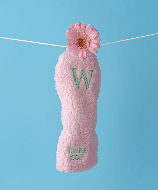 DM Shearling Wood Headcover Pink