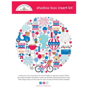 Doodlebug - Hometown USA Collection - Shadow Box Kit / 8549