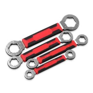 Double Head Multi Wrench Spanner 4 Piece Set
