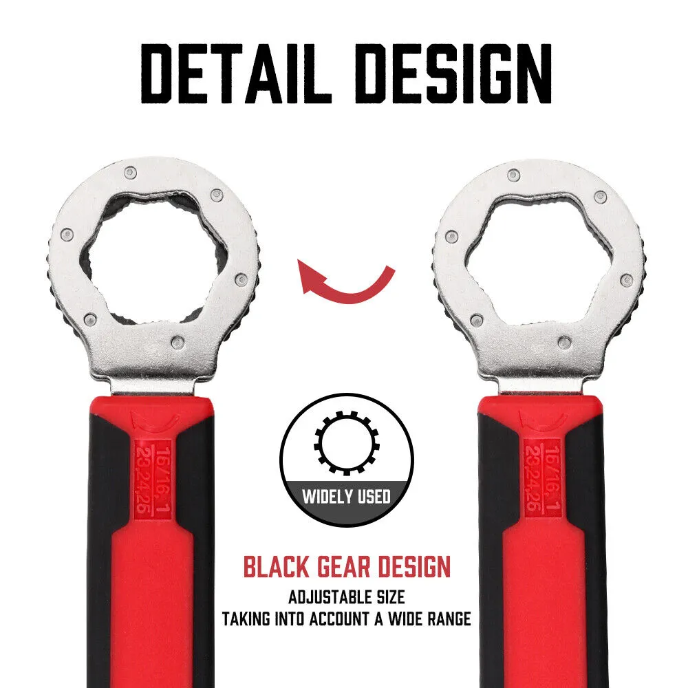 Double Head Multi Wrench Spanner 4 Piece Set