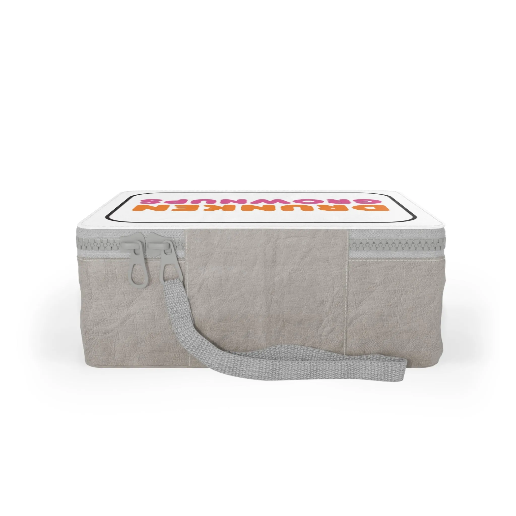 Drunken Grown Ups Paper Lunch Bag  - White