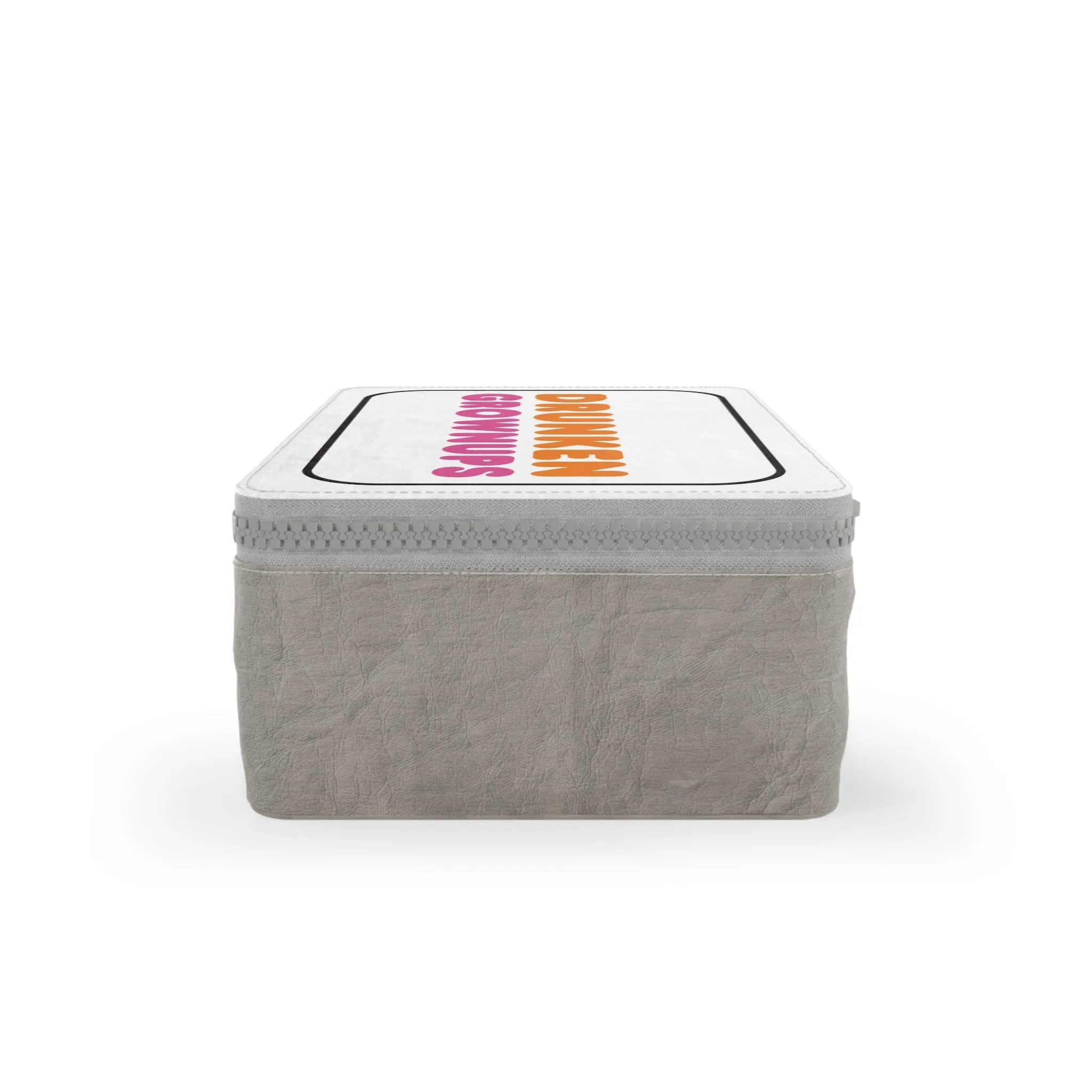 Drunken Grown Ups Paper Lunch Bag  - White