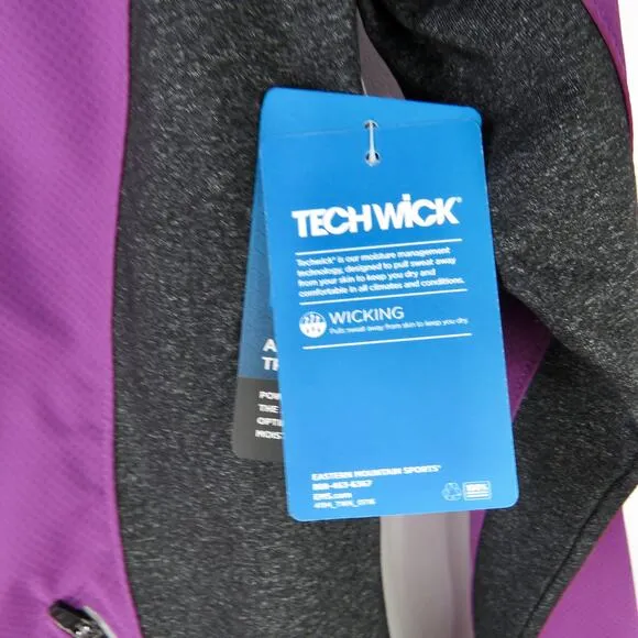Eastern Mountain Sports Active Hybrid Purple Wind Jacket Winter Coat XS