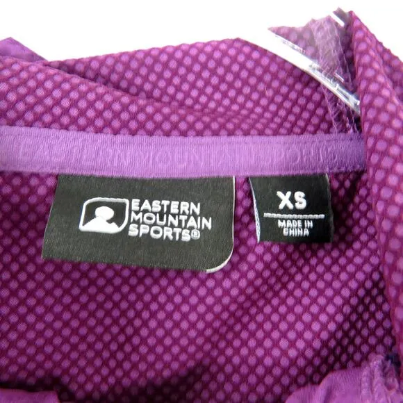 Eastern Mountain Sports Active Hybrid Purple Wind Jacket Winter Coat XS
