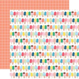 Echo Park - Sun Kissed - 12x12 Single Sheet / Cool Treats