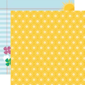 Echo Park - Sunny Days Ahead - 12x12 Single Sheet / Shine on Sunshine