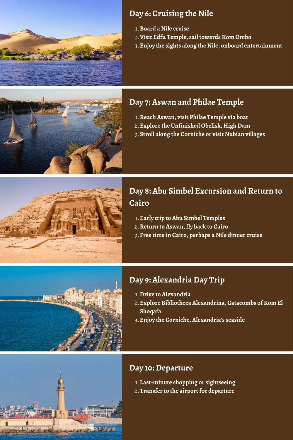 Egypt – Unraveling Ancient Mysteries Along the Nile: A Comprehensive 10-Day Guide
