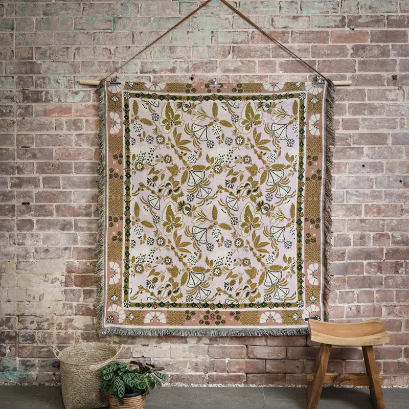 'Eleanor Rigby' Woven Picnic Rug/Throw