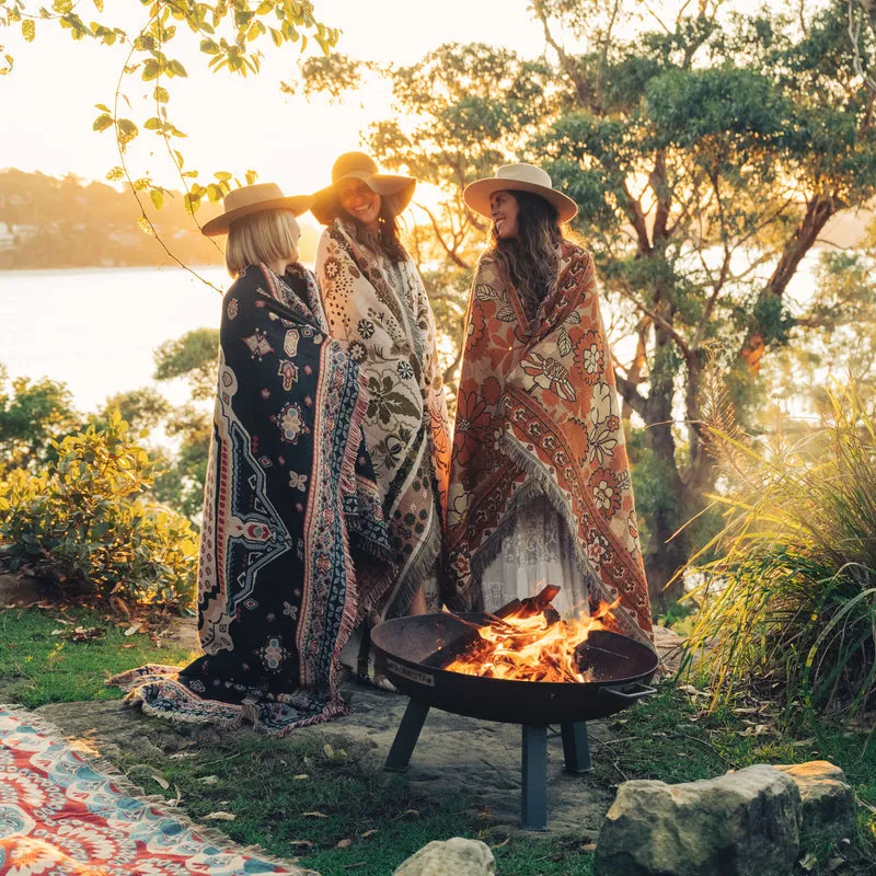 'Eleanor Rigby' Woven Picnic Rug/Throw