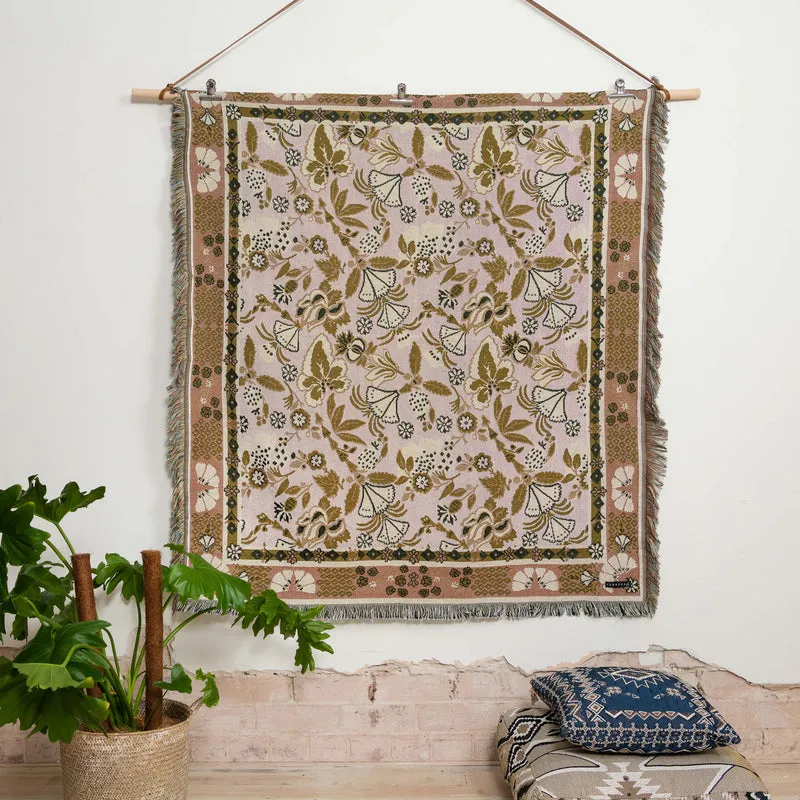 'Eleanor Rigby' Woven Picnic Rug/Throw