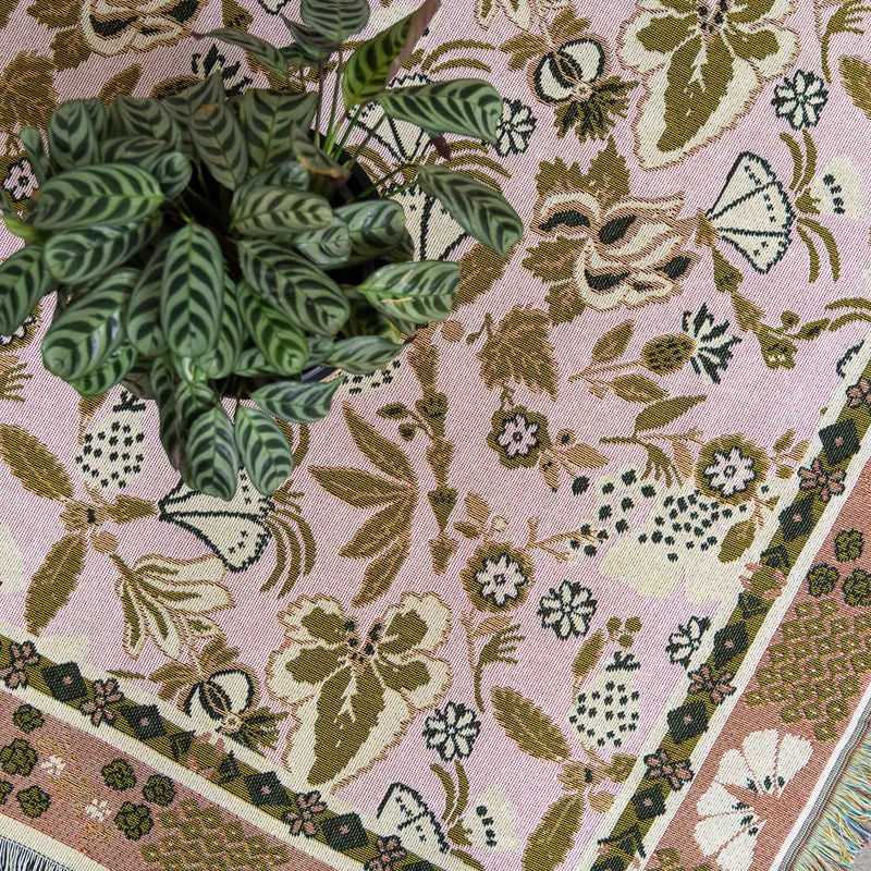'Eleanor Rigby' Woven Picnic Rug/Throw