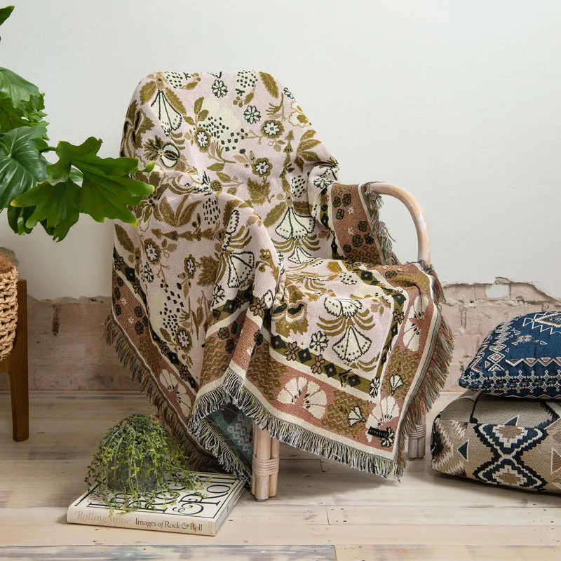 'Eleanor Rigby' Woven Picnic Rug/Throw