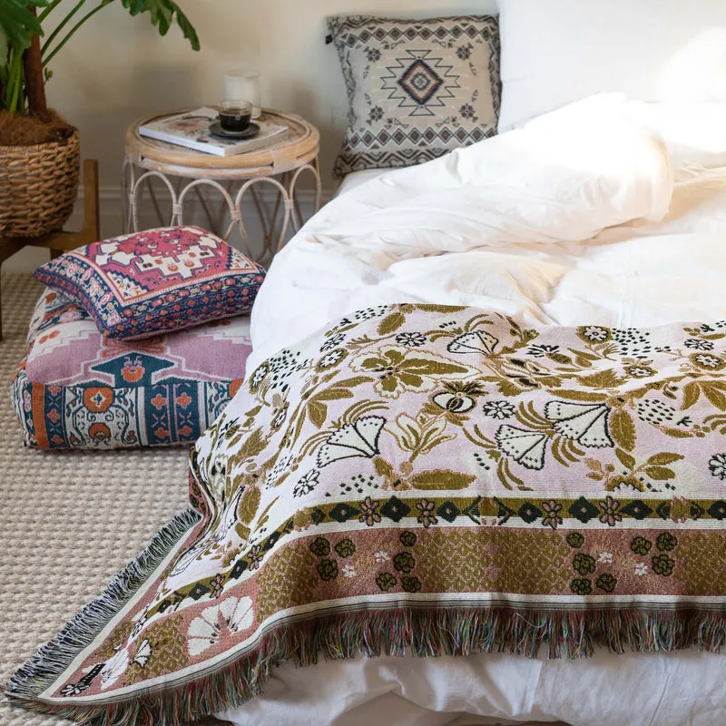 'Eleanor Rigby' Woven Picnic Rug/Throw