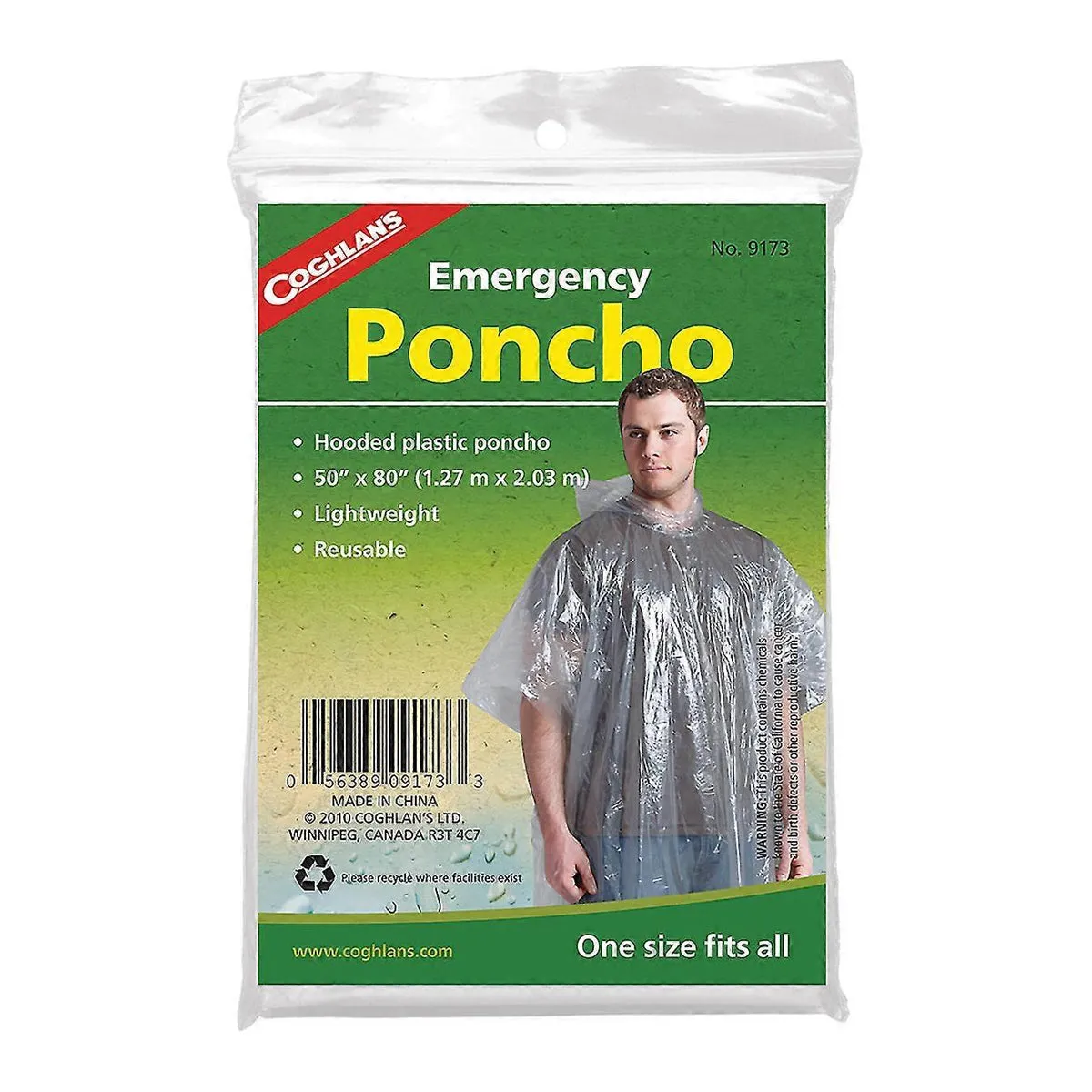 Emergency Poncho - Clear