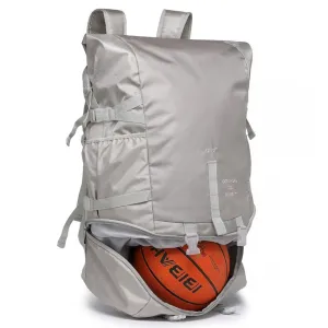 Eq2302 - Kono Large Capacity Basketball Sports Fitness Backpack - Grey