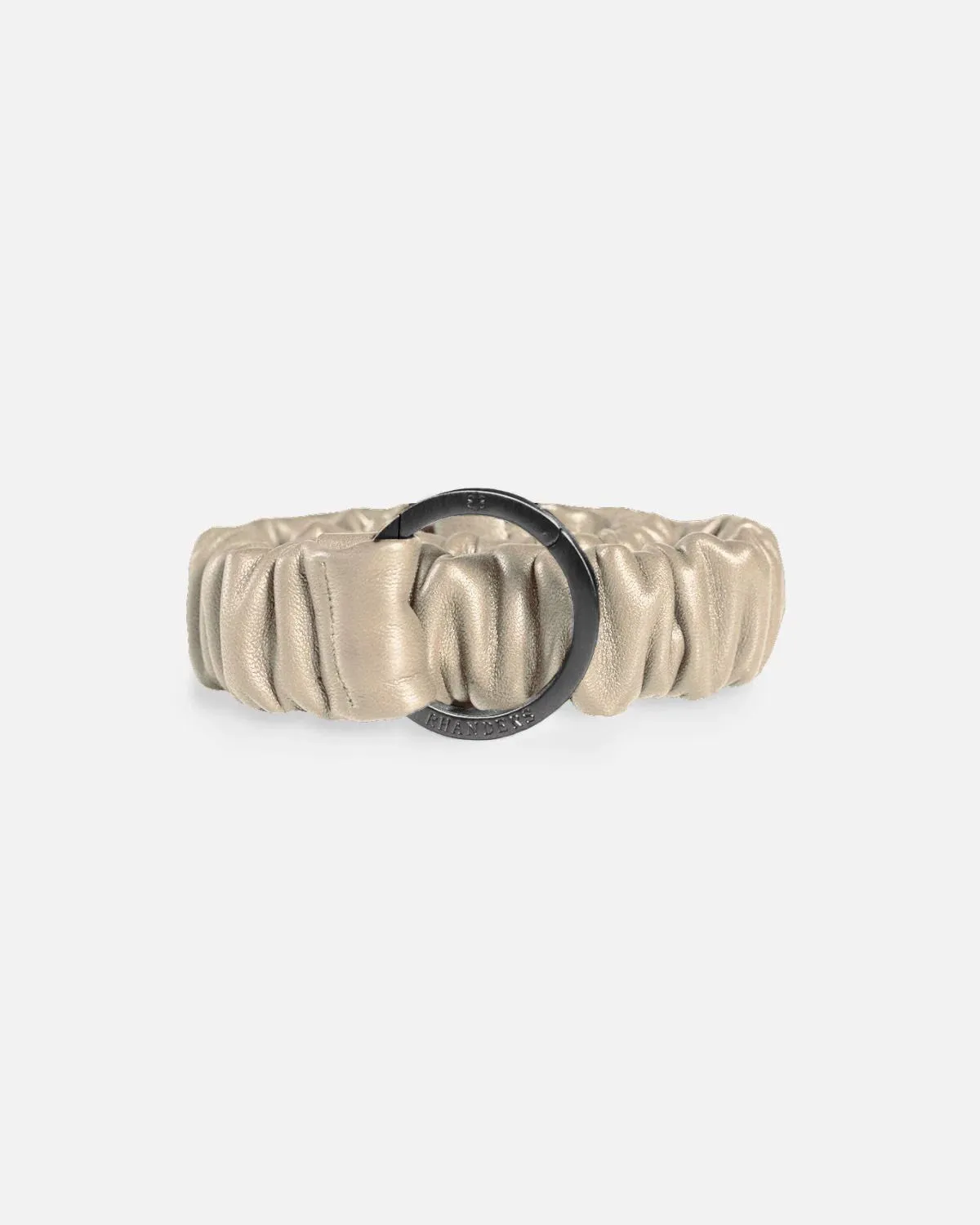 ESTELLE BELT - HEMATITE CLASP