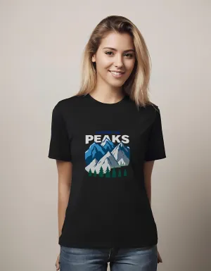 Explore the Peaks Mountain Art | Classic T-Shirt (Unisex)