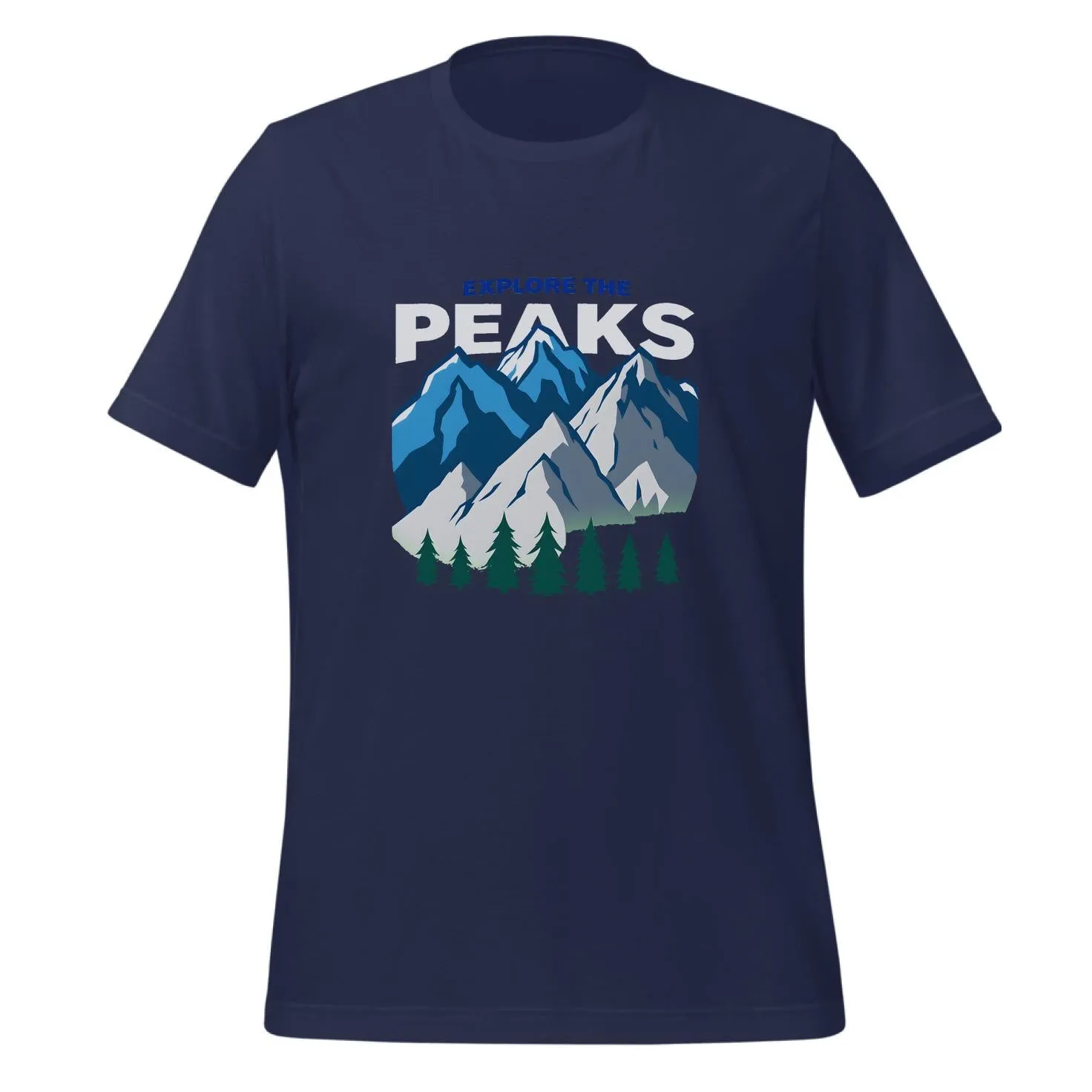 Explore the Peaks Mountain Art | Classic T-Shirt (Unisex)