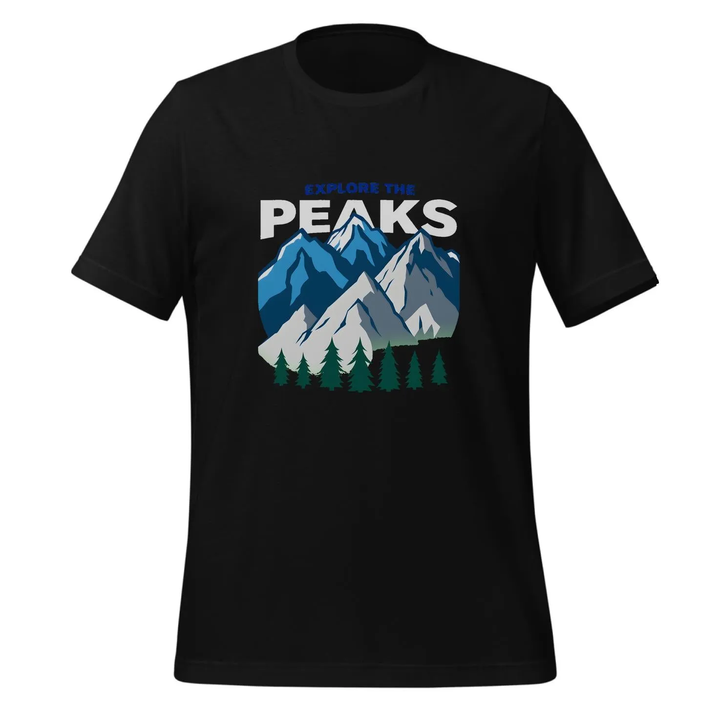 Explore the Peaks Mountain Art | Classic T-Shirt (Unisex)