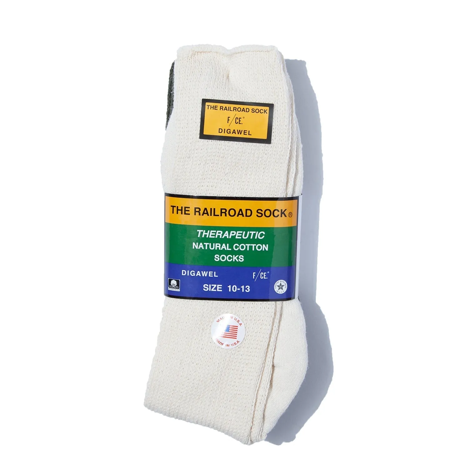 F/CE The Railroad Sock Health Trak Special Comfort Top 2PK