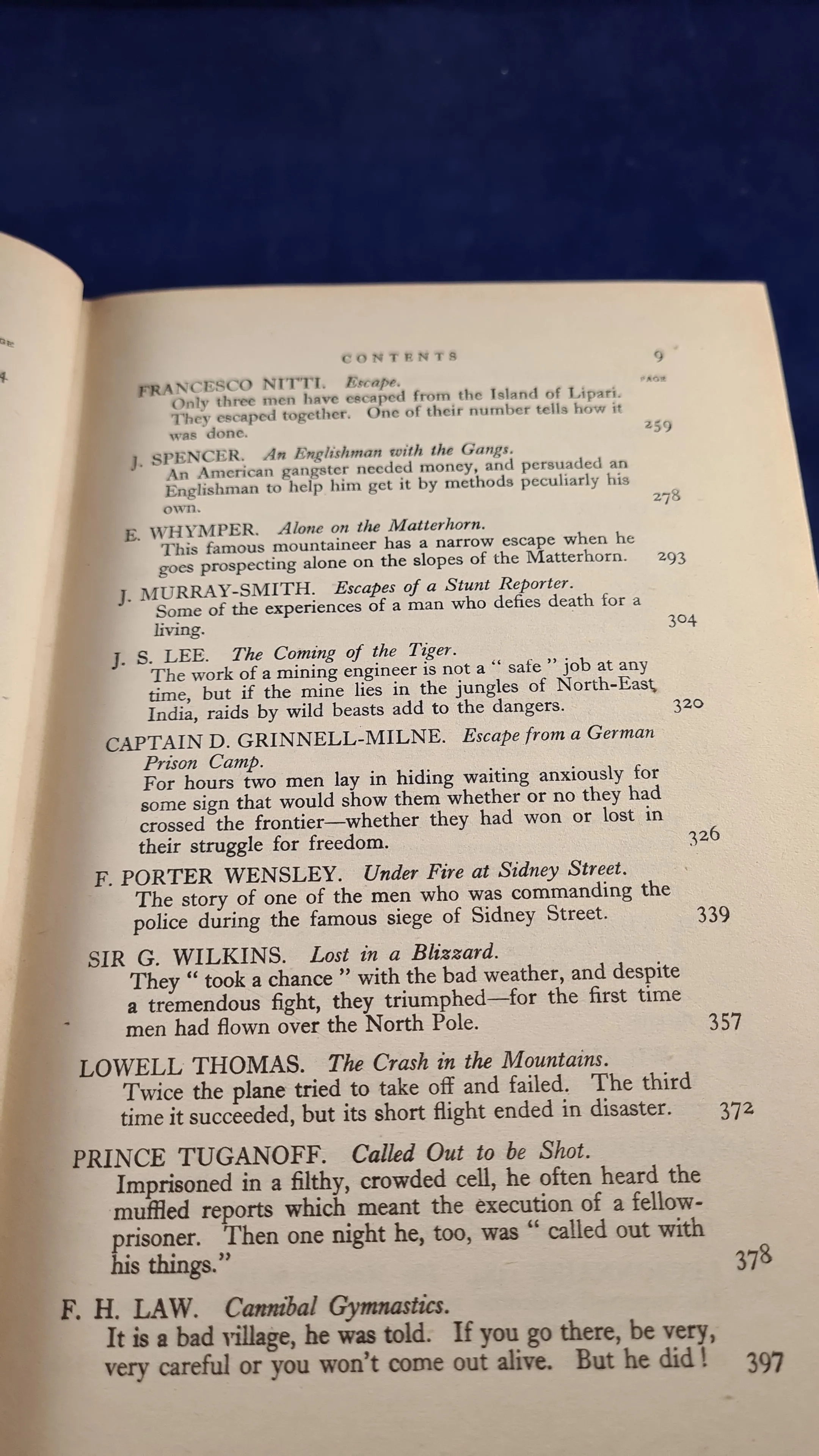 Fifty Amazing Hairbreadth Escapes, Odhams Press, no date
