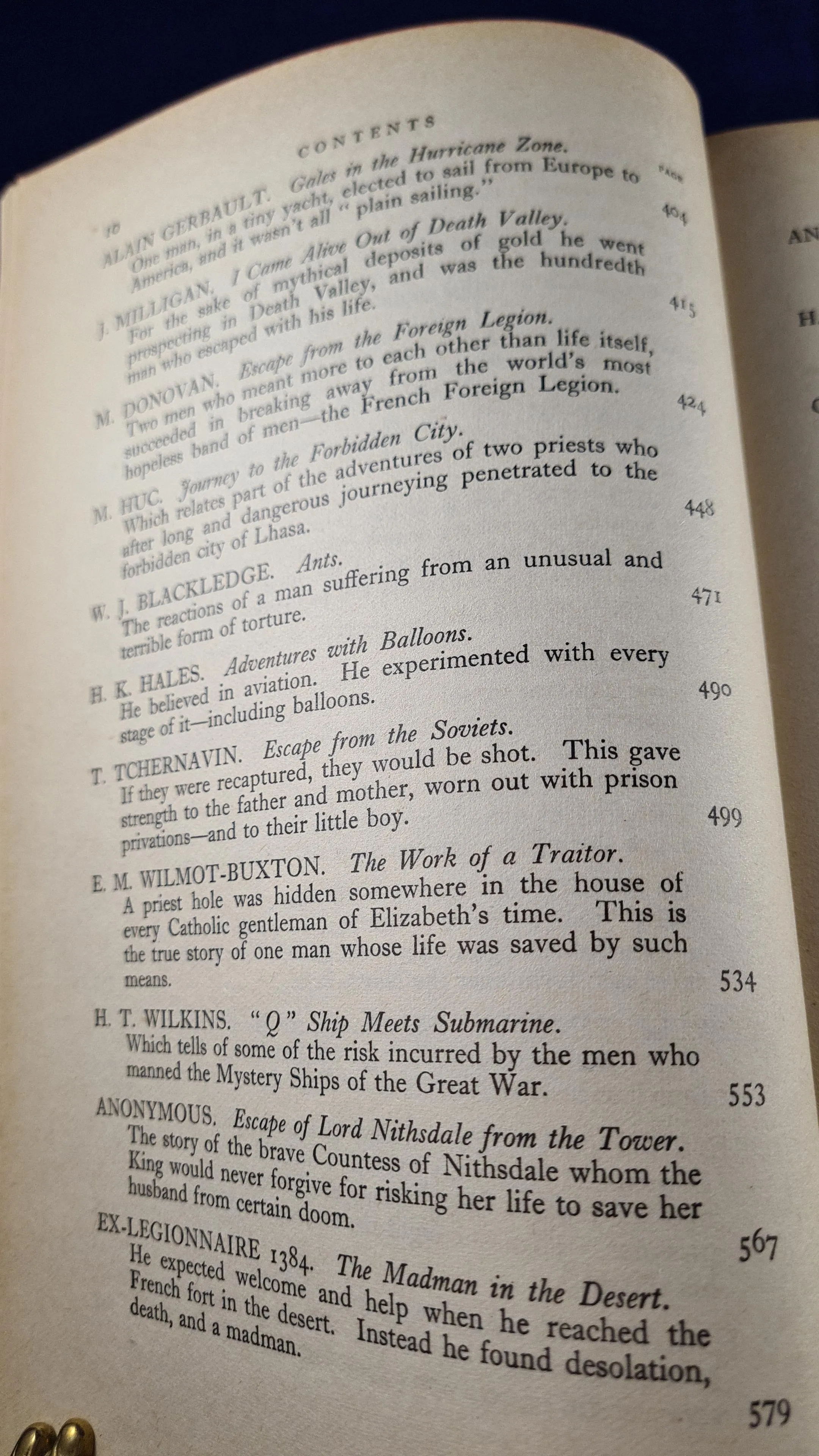 Fifty Amazing Hairbreadth Escapes, Odhams Press, no date