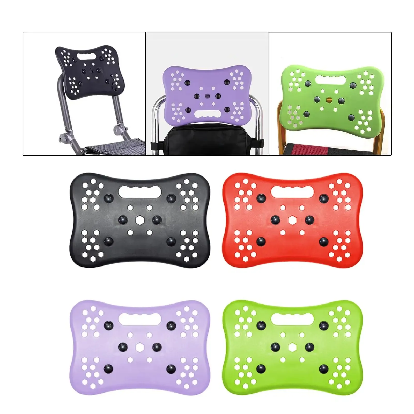 Fishing Chair Backrest Part Fisherman Gift Replacement Portable Leisure Chair Back Rest for Traveling Camping Backpacking Hiking