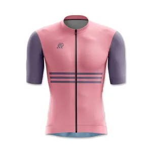 Flamingo Pink Seamless Cycling Jersey