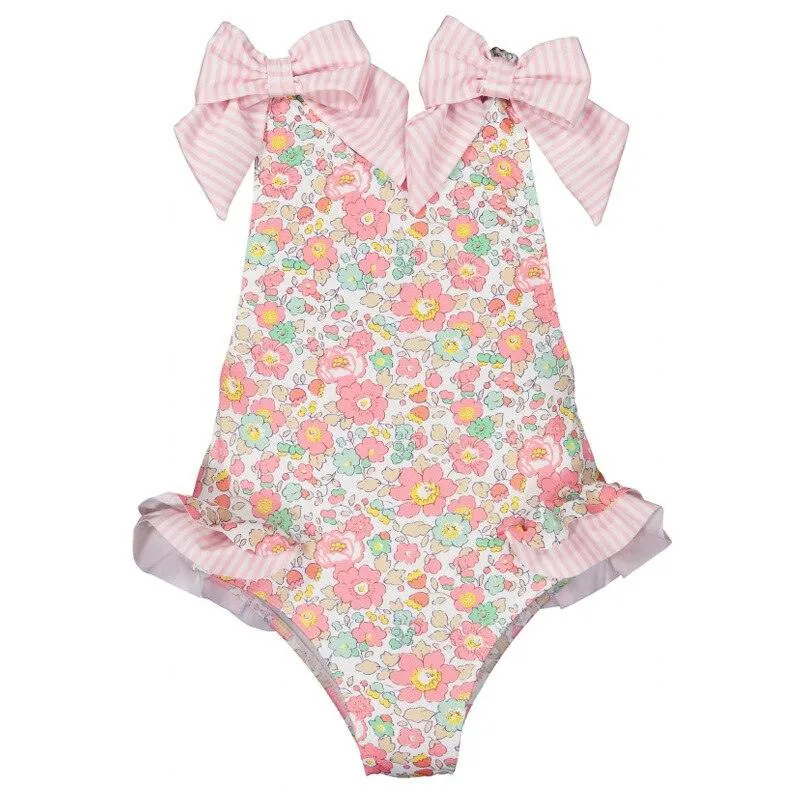 Floral Bow Swimsuit