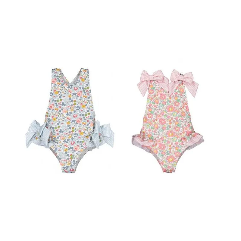 Floral Bow Swimsuit