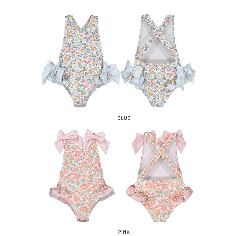 Floral Bow Swimsuit