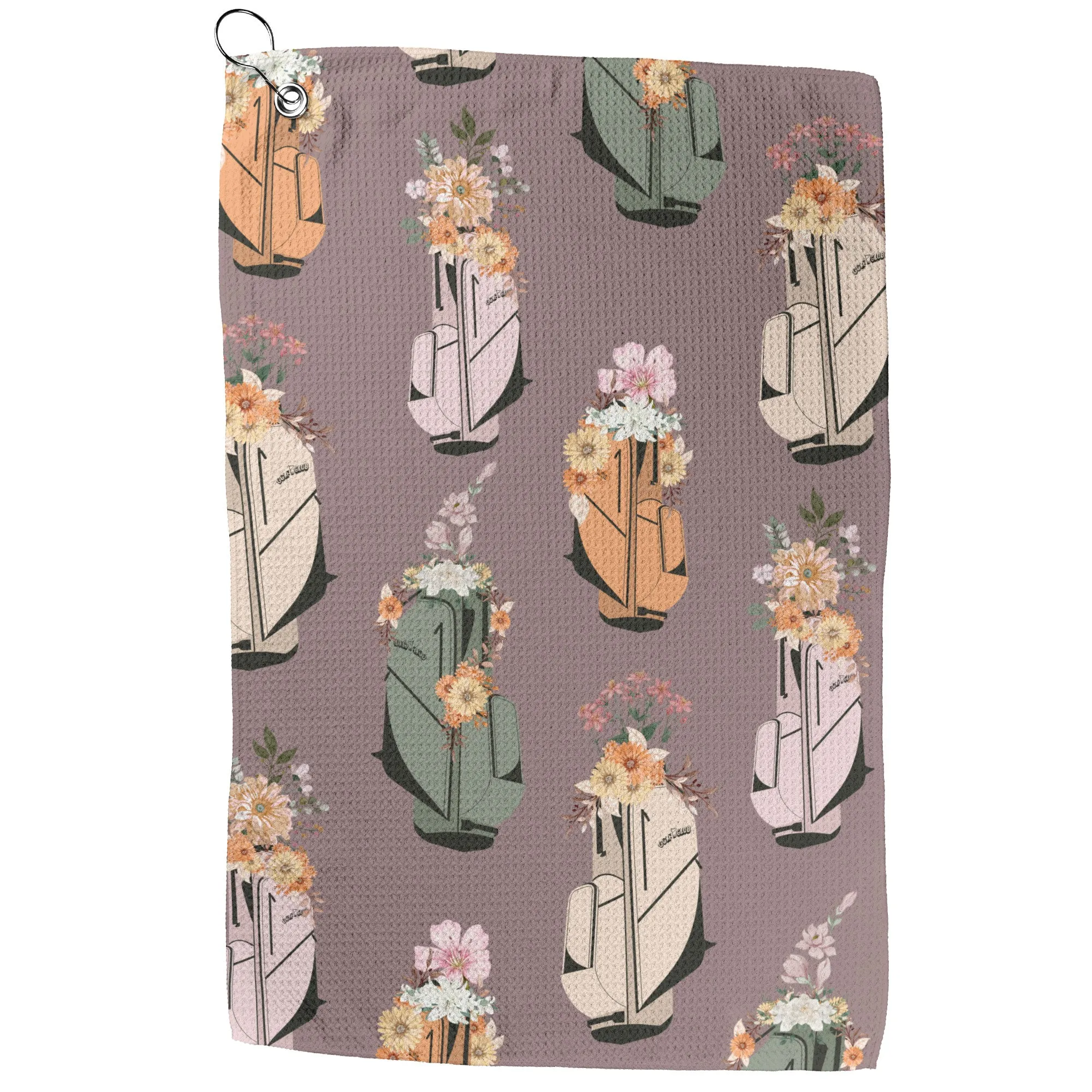 Floral Golf Bag Golf Towel