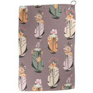 Floral Golf Bag Golf Towel