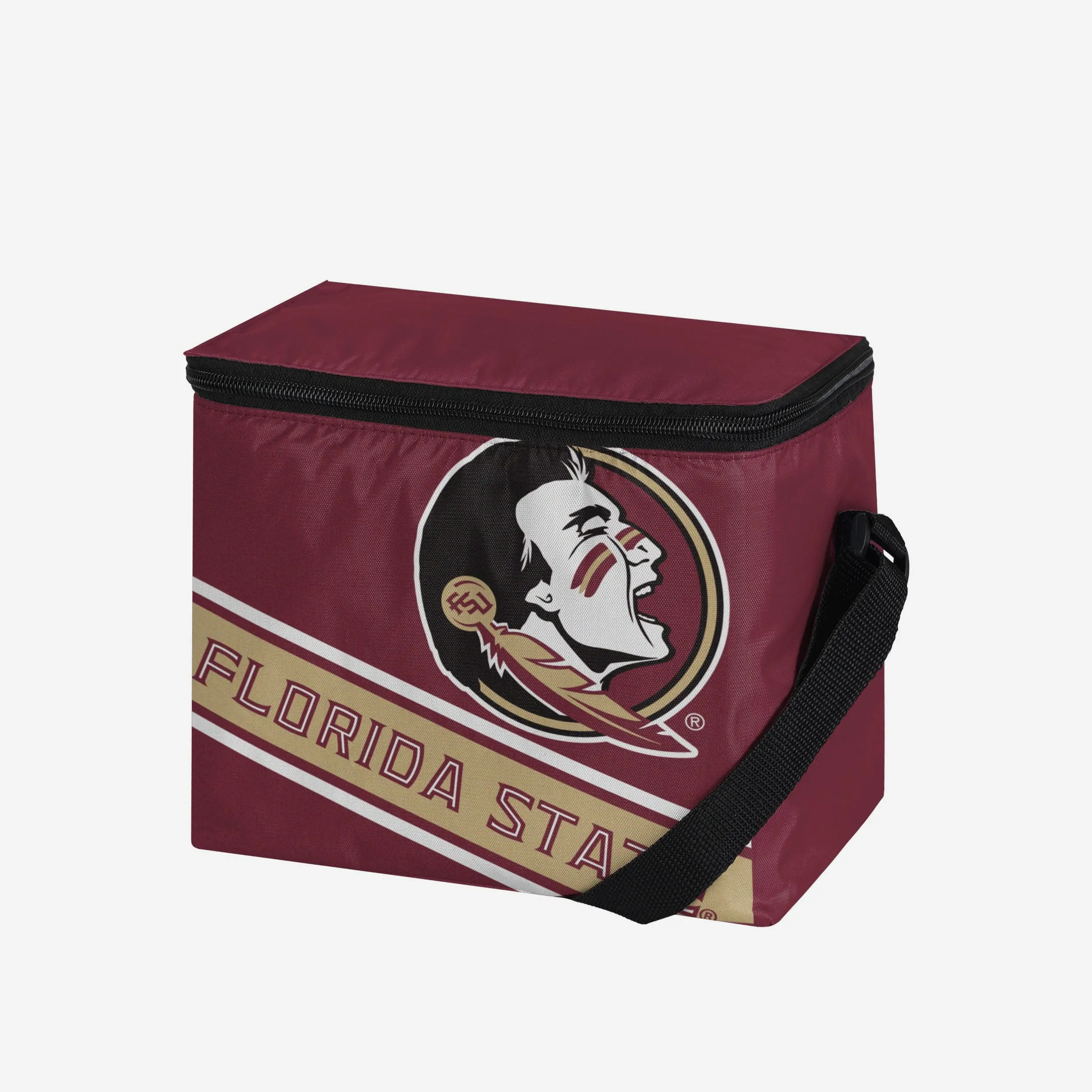 Florida State Seminoles Big Logo Stripe 6 Pack Cooler