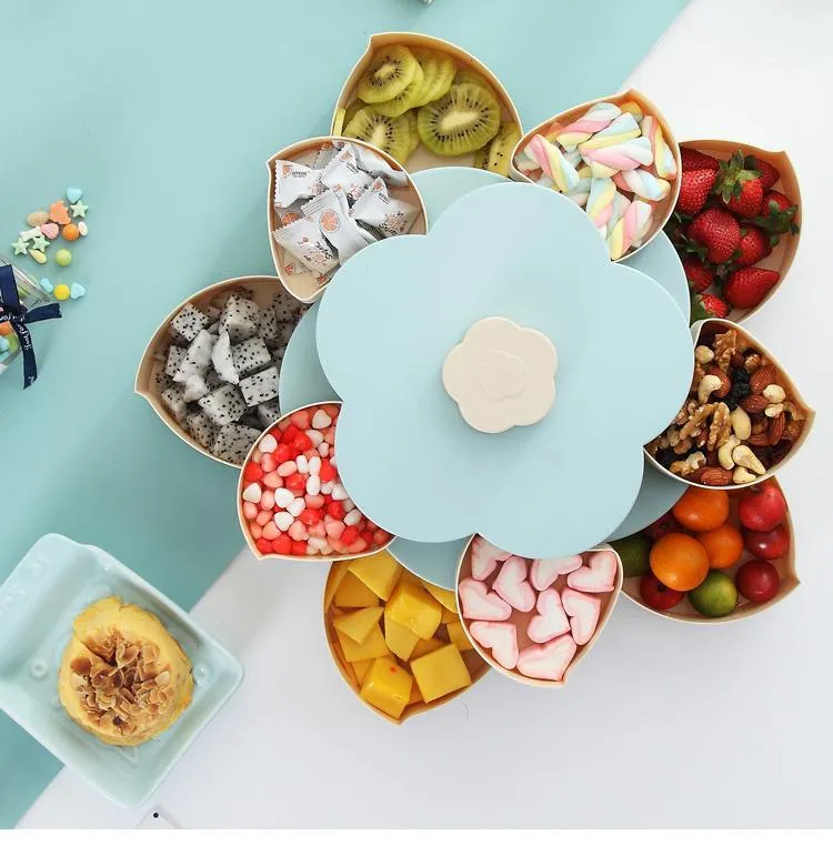 Flower-Shaped Expandable Snack Box
