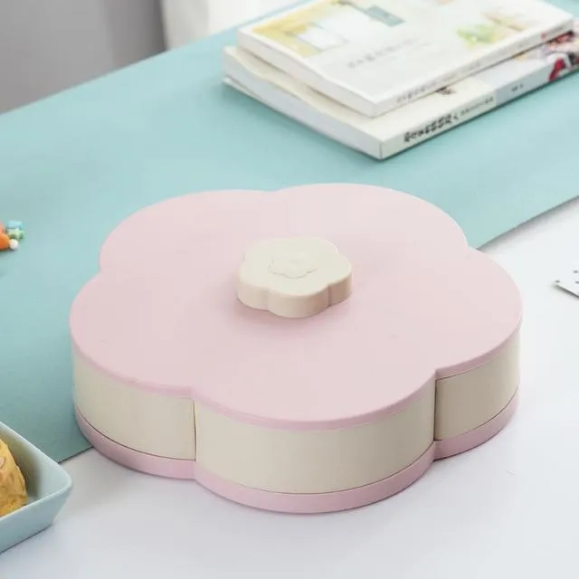 Flower-Shaped Expandable Snack Box