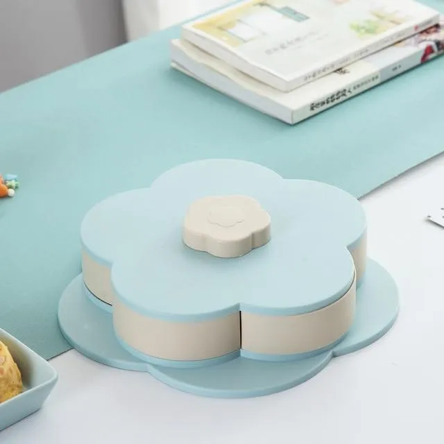 Flower-Shaped Expandable Snack Box