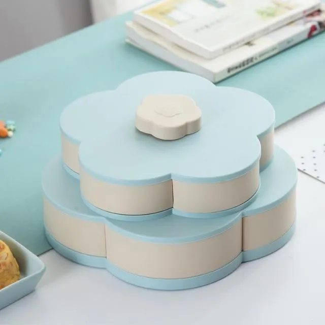 Flower-Shaped Expandable Snack Box