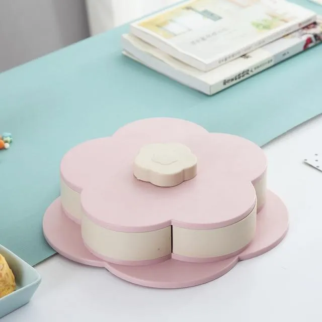 Flower-Shaped Expandable Snack Box