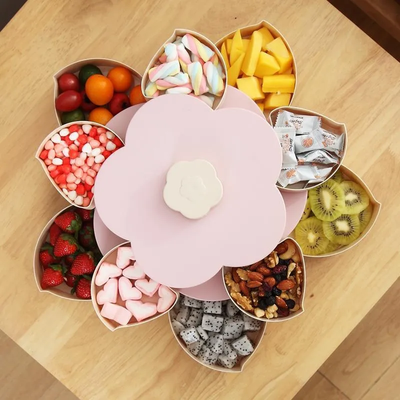 Flower-Shaped Expandable Snack Box