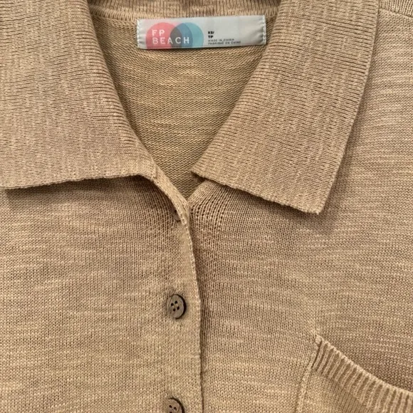 FREE PEOPLE ZUMA SWEATER SET OATMEAL XS