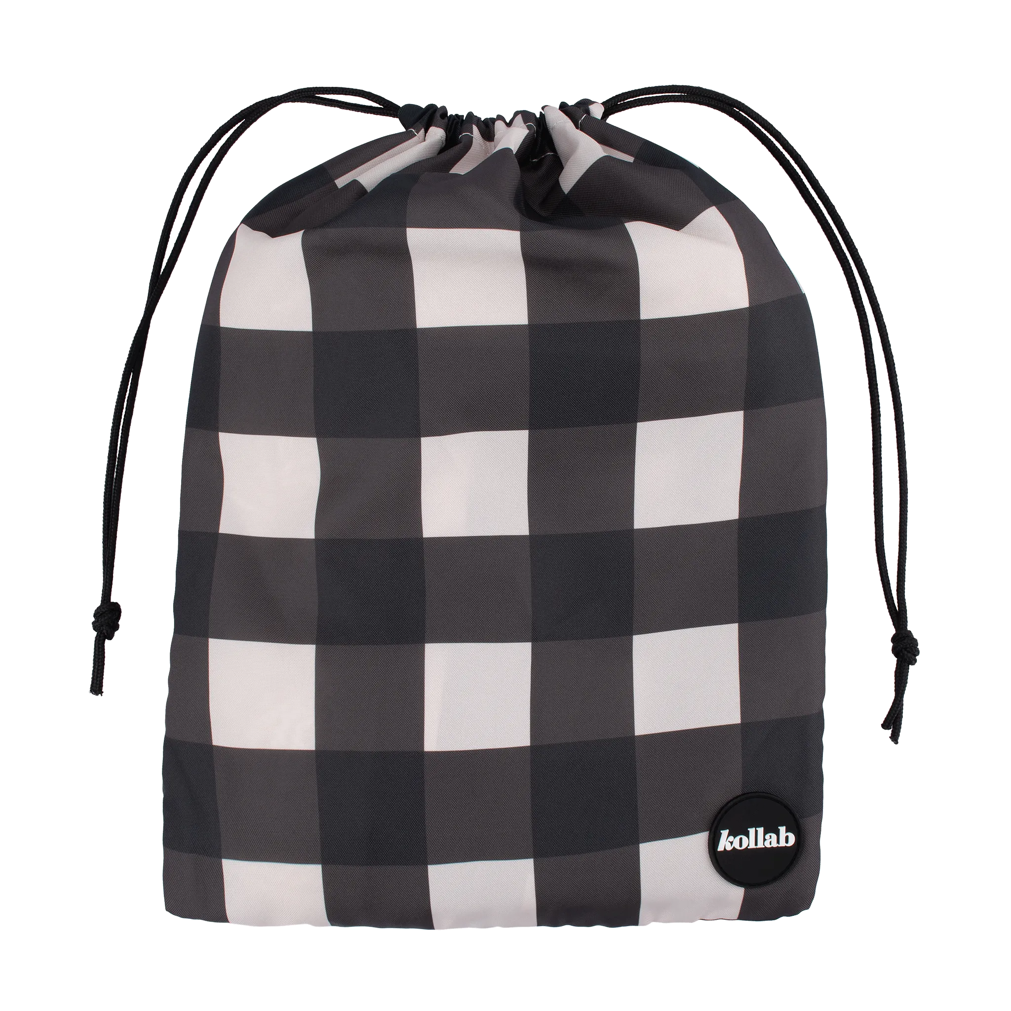 Fringed Tablecloth Black Check