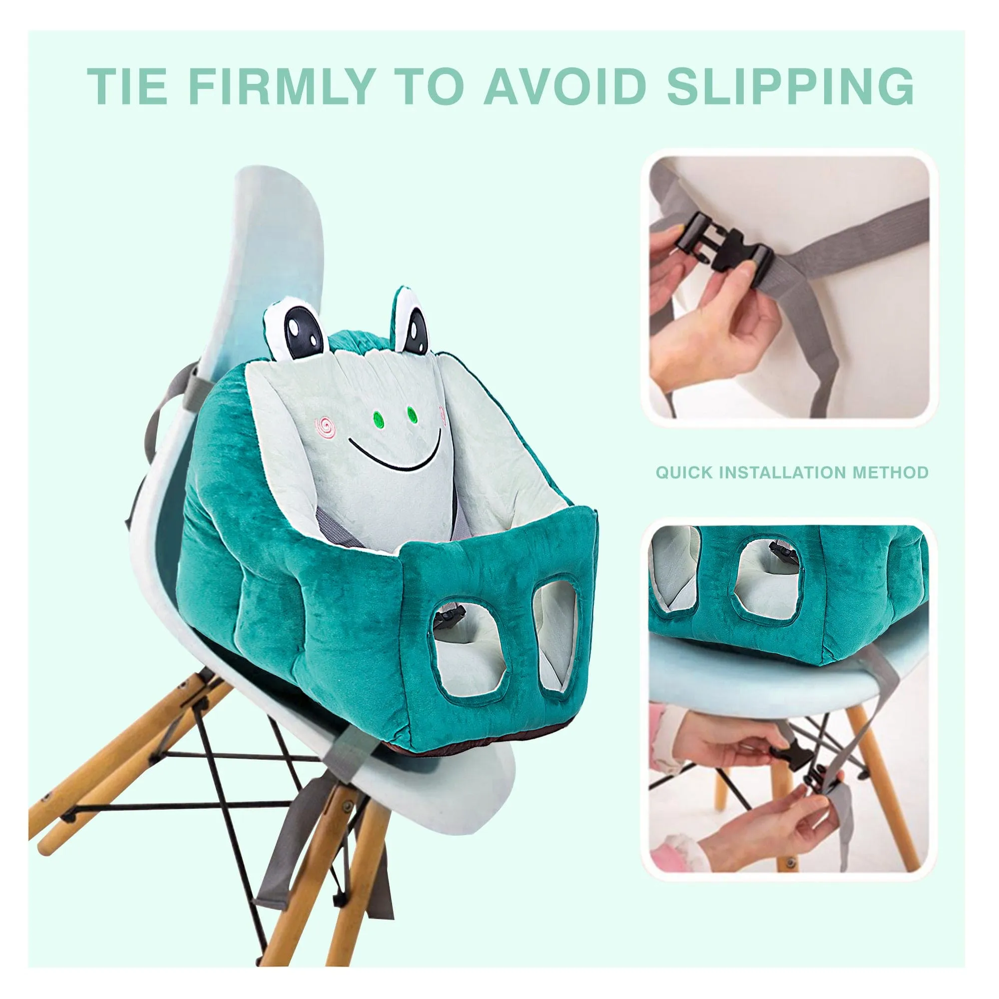 Frog Green Multifunctional Dining Chair