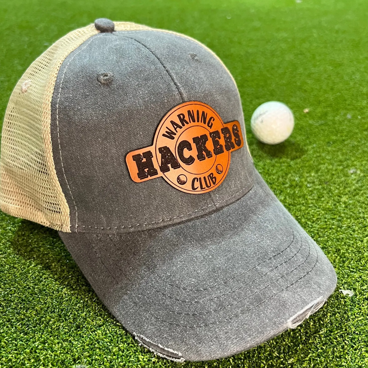 Funny Golf Hats - Click next pic for patches